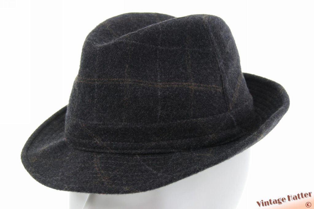 Vissershoed Canda antraciet grijs wolmix 56,5